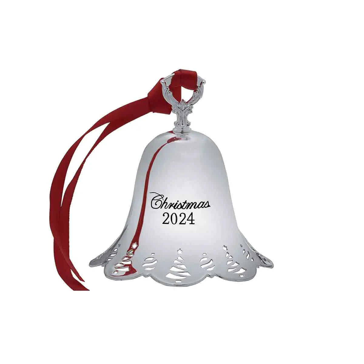 Towle 2024 SilverPlate Pierced Bell Ornament (Tree & Ornament Border