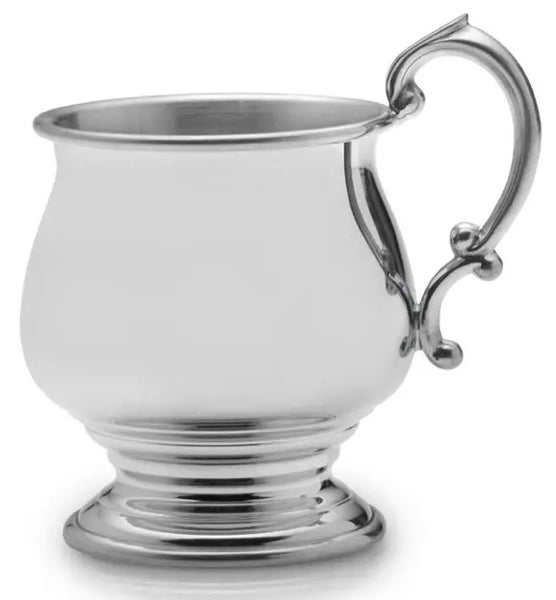 Empire Pedestal Pewter Baby Cup