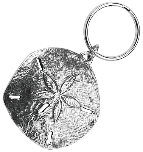 Salisbury Pewter Sand Dollar Key Ring