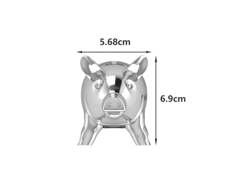 Krysaliis Silver-plate Piggy Baby Bank