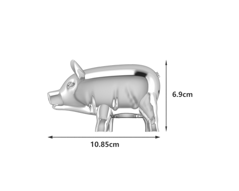 Krysaliis Silver-plate Piggy Baby Bank